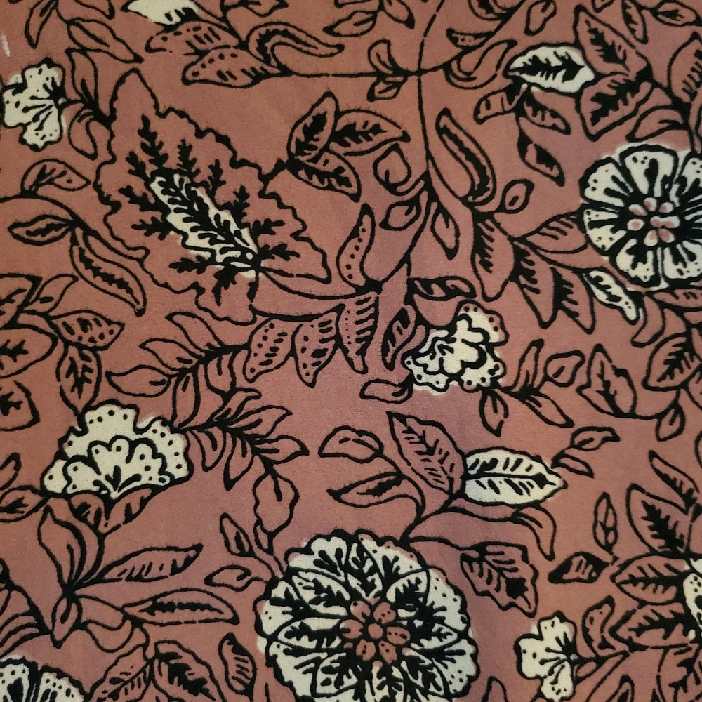 Foral Summer Cropped Tank Top Flare Bottom - Picture 2 of 5